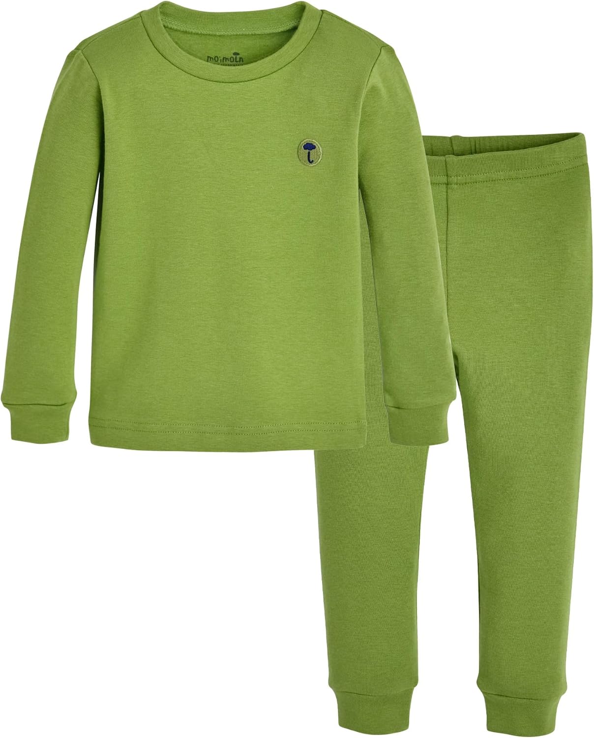 moimoln 6M-8Y Modal Cotton Solid Soft Breathable Baby Toddler Boys Girls Snug fit Pjs Long Sleeve