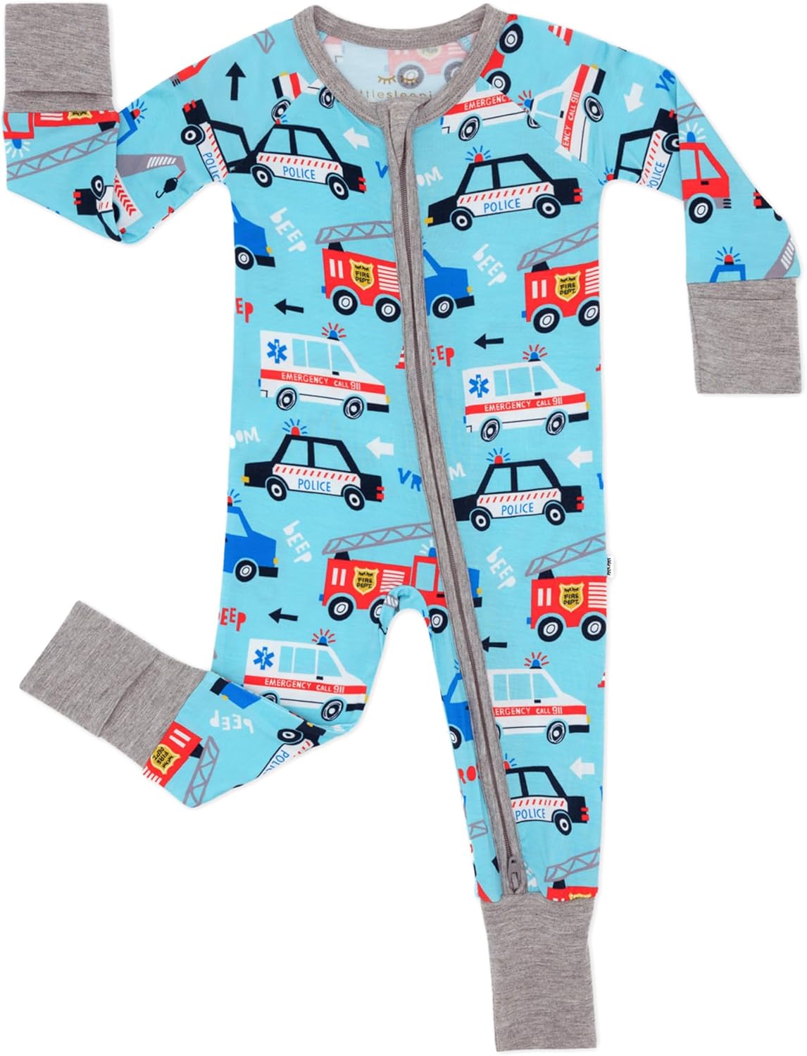Little Sleepies Pajamas for Baby Boys & Girls, Viscose from Bamboo Baby Pajamas, Preemie & Newborn