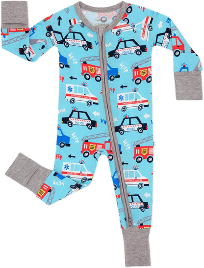 Little Sleepies Pajamas for Baby Boys & Girls, Viscose from Bamboo Baby Pajamas, Preemie & Newborn