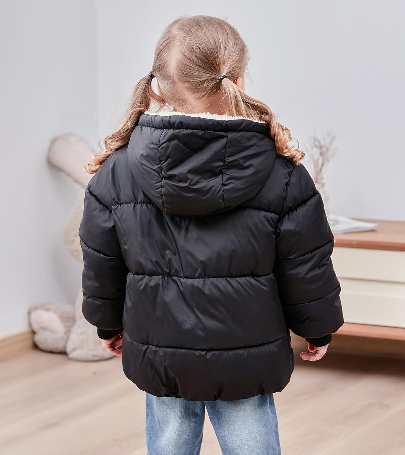 TUONROAD 1-6T Baby Girl Boy Winter Fleece Coats Toddler Warm Puffer Jackets Kids Down Alternative