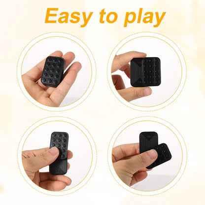 Metal Fidget Slider, Fidget Toys Slider Black Magnetic Metal Fidget Toy EDC Metal Push Slider Toys