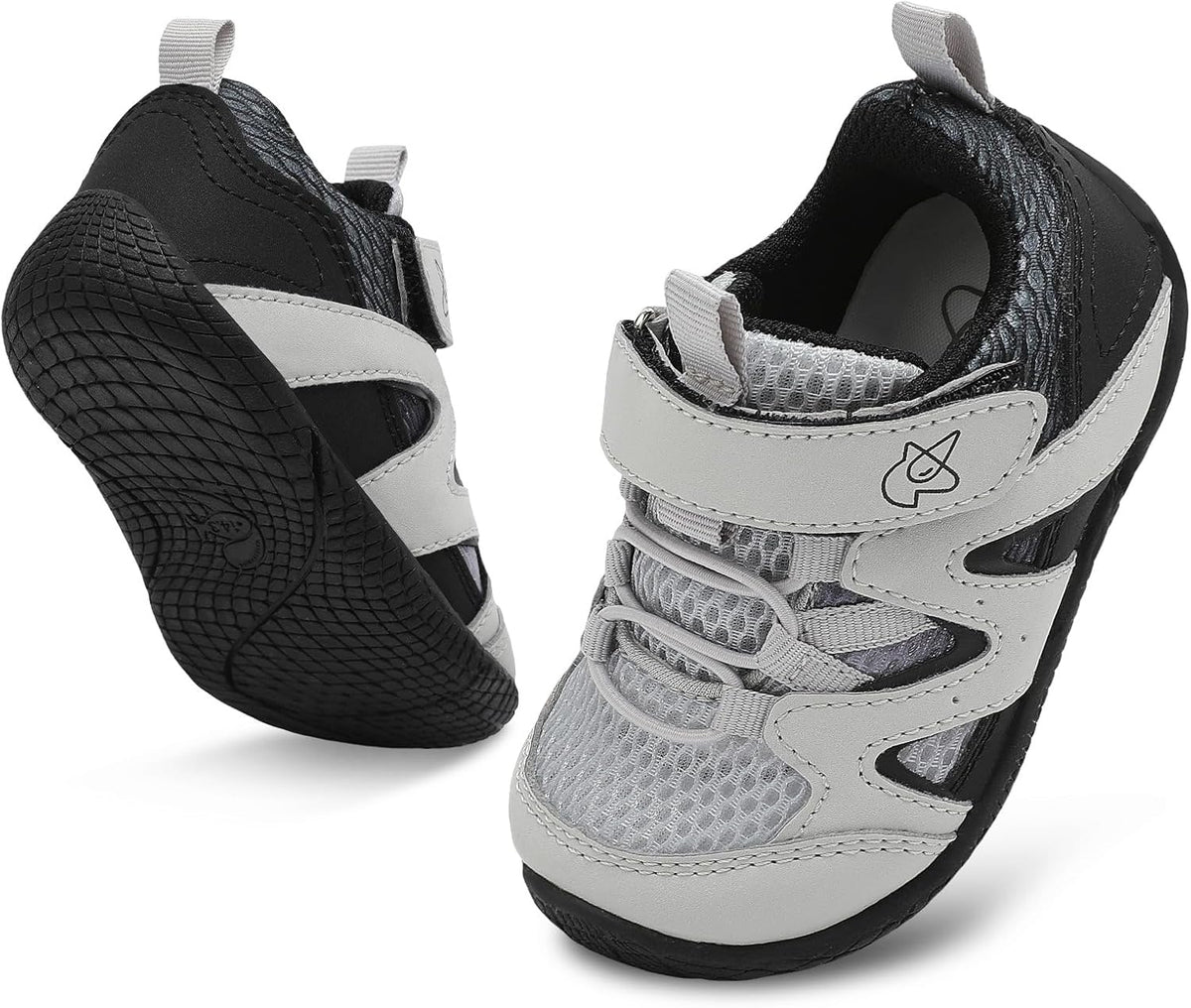 LeIsfIt Baby Shoes Boys Girls First Walking Shoes Non-Slip Toddler Breathable Sneakers Infant
