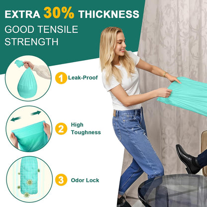 4 Pack Adult Diaper Liner Refills,Diaper Pail Refill Bags Compatible with Janibell Akord 330 slim
