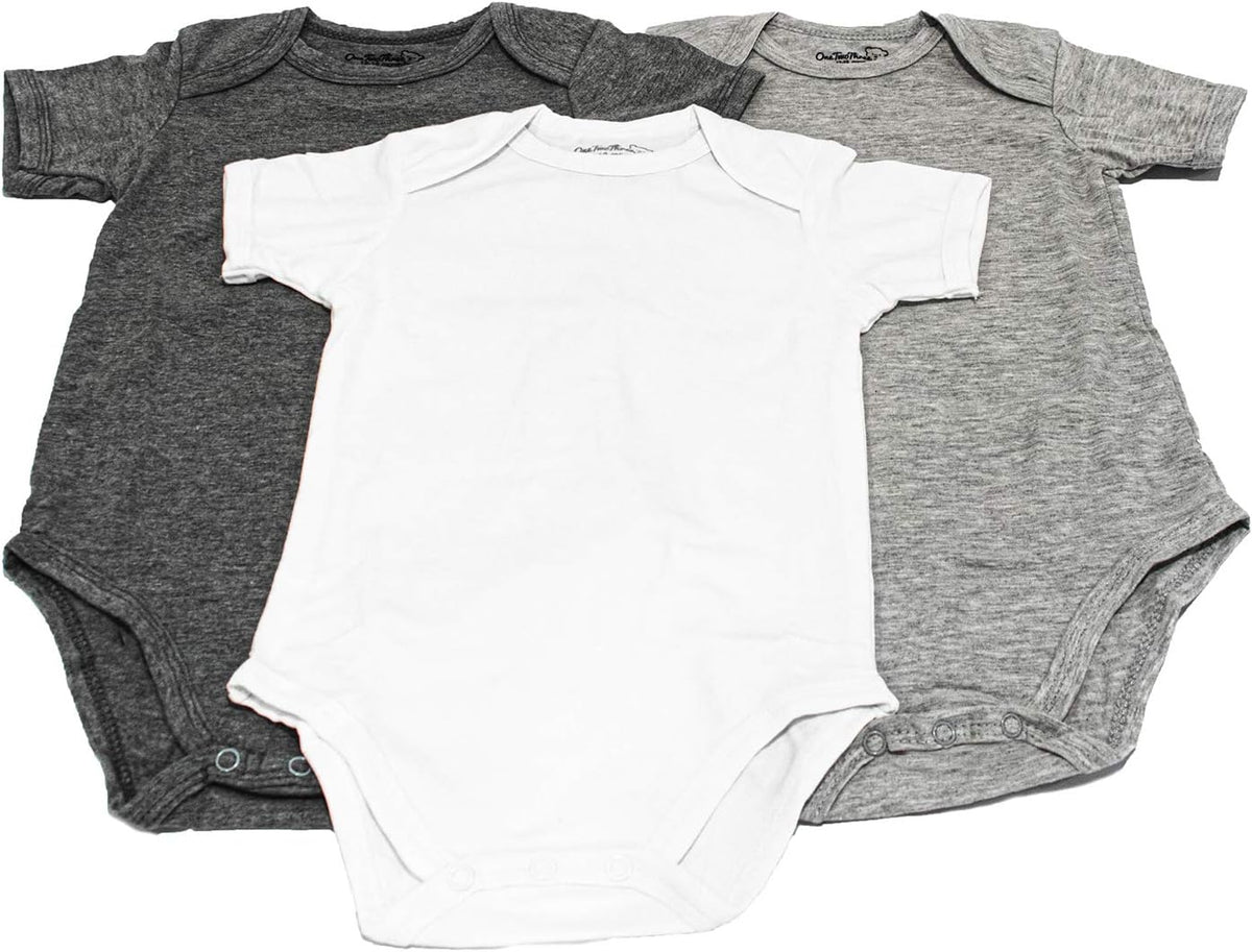 123 Bear Baby Cotton Spandex short-sleeve bodysuits unisex boy girl