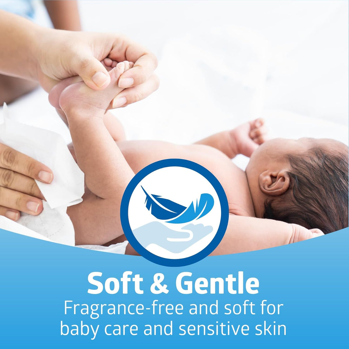 Medline Ultrasoft Dry Baby Wipes, Gentle Disposable Cleansing Cloths, 500 Count, Dry Wipe Size is