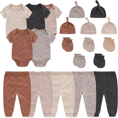 Unisex Baby Boy Girl Bodysuits Sets 20 Pack Cotton Casual New Born Clothes Comfort Infant Outfit