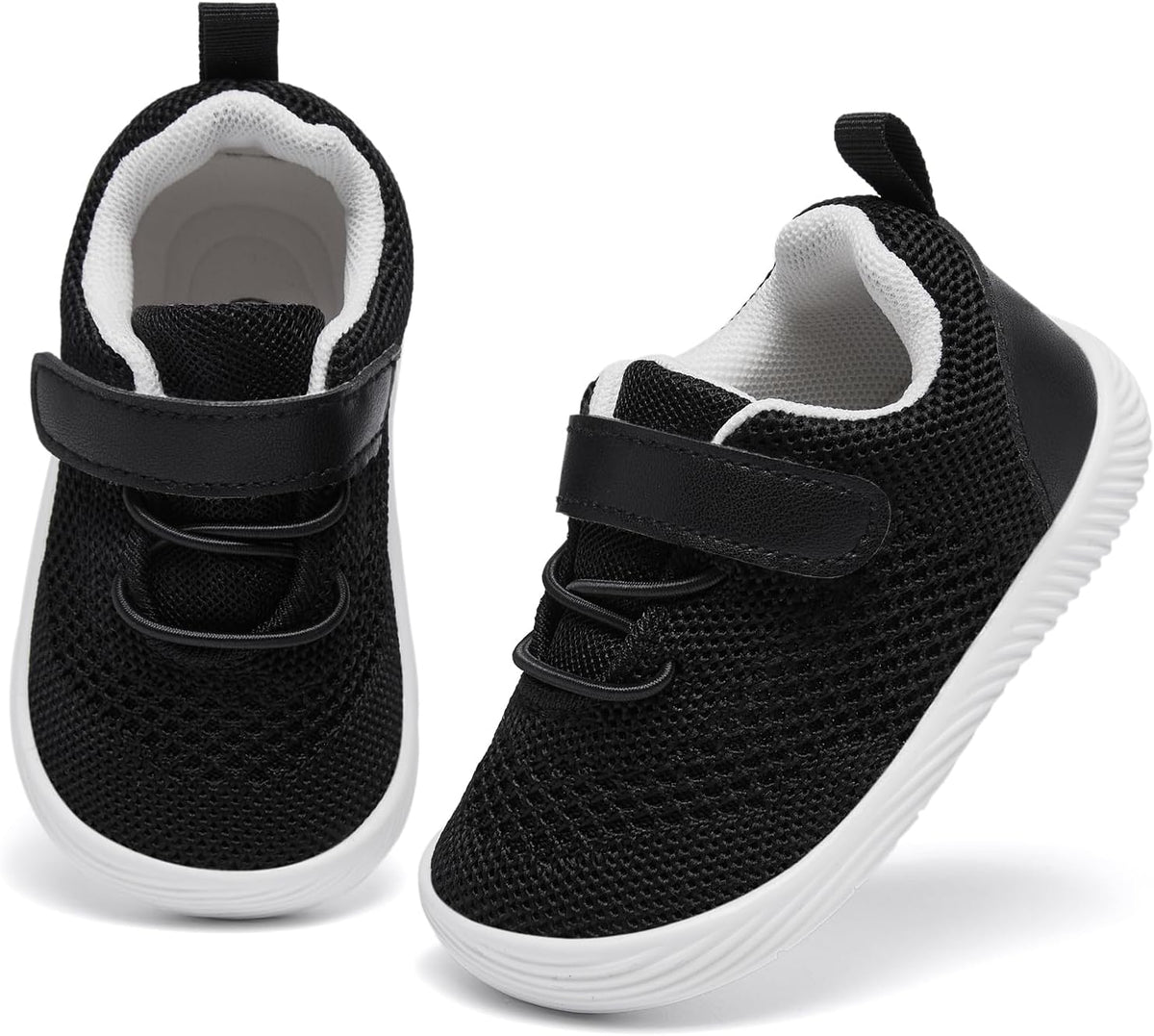 MORENDL Toddler Sneakers Baby Boys & Girls Barefoot Shoes Lightweight Breathable Walking Running