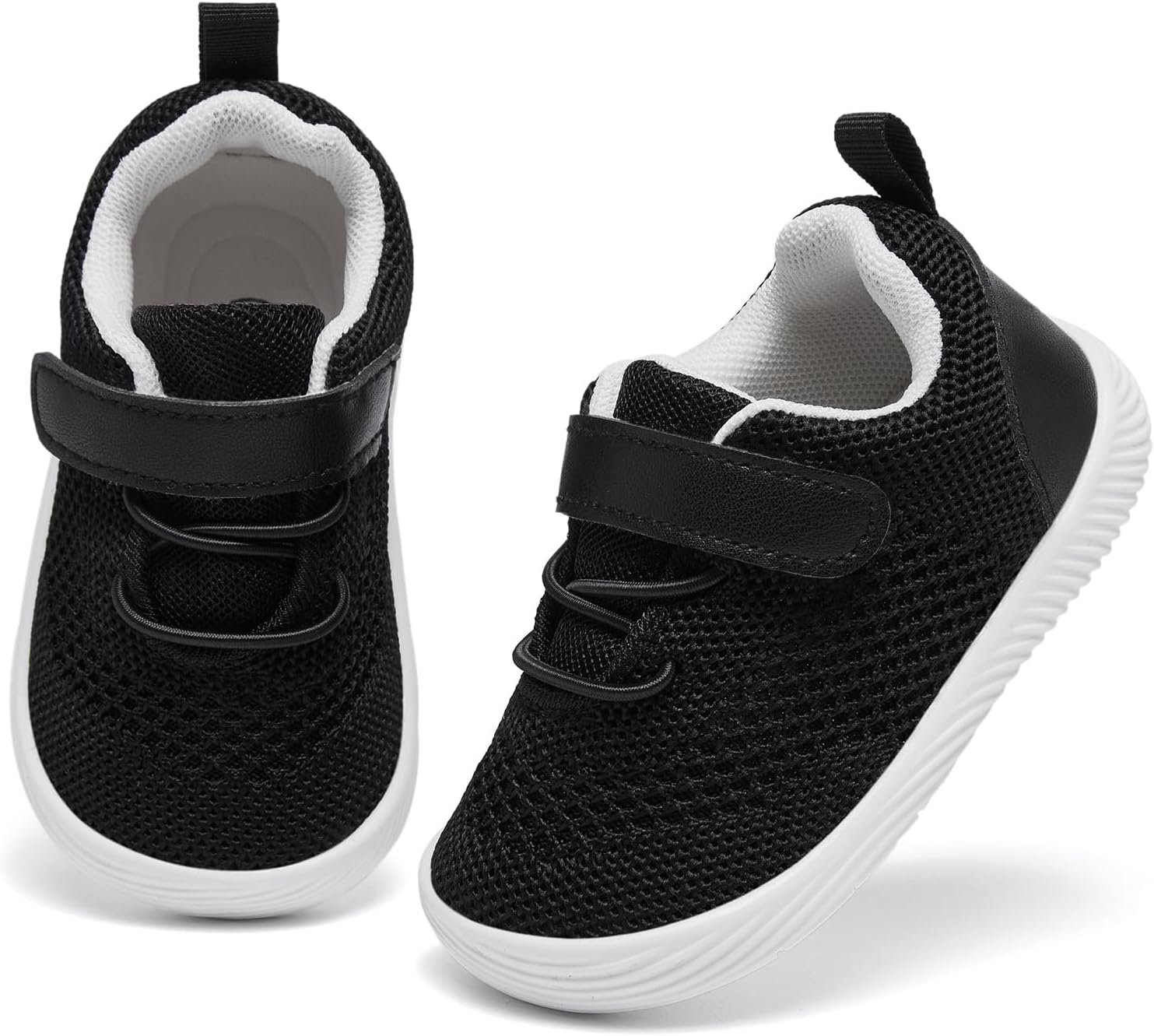 MORENDL Toddler Sneakers Baby Boys & Girls Barefoot Shoes Lightweight Breathable Walking Running