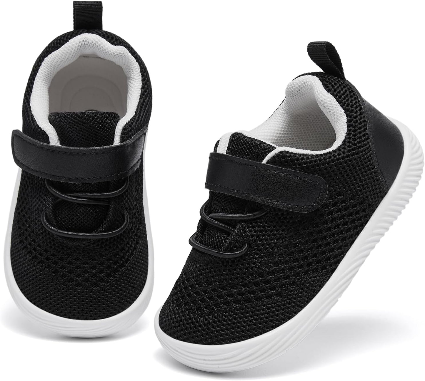 MORENDL Toddler Sneakers Baby Boys & Girls Barefoot Shoes Lightweight Breathable Walking Running