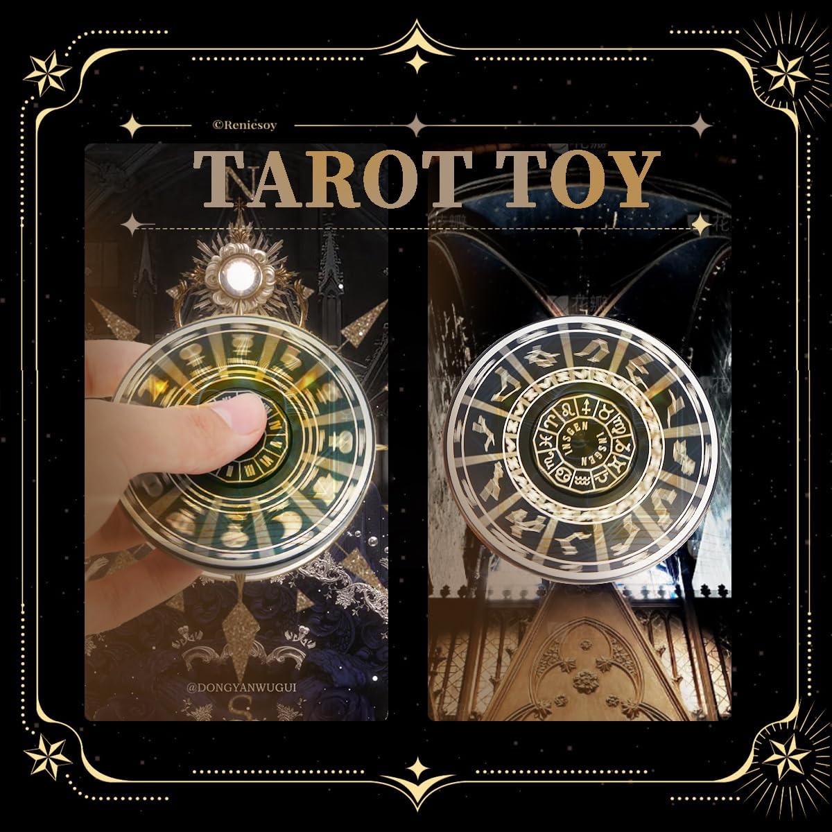 Fidget Toys Fidget Spinners for Adults, Metal Spinning Spinner Top Toy, Anxiety Toys Stress Relief