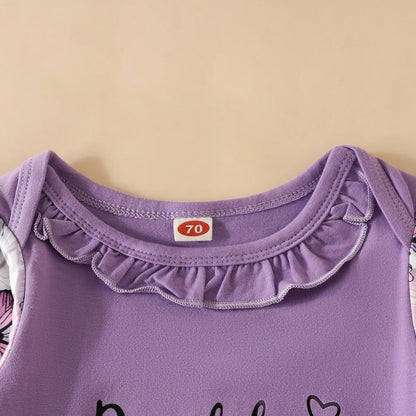 AMAWMW Newborn Baby Girl Little Sister Sleeper Gown Stripe Long Sleeve Nightgown Pajamas Gifts
