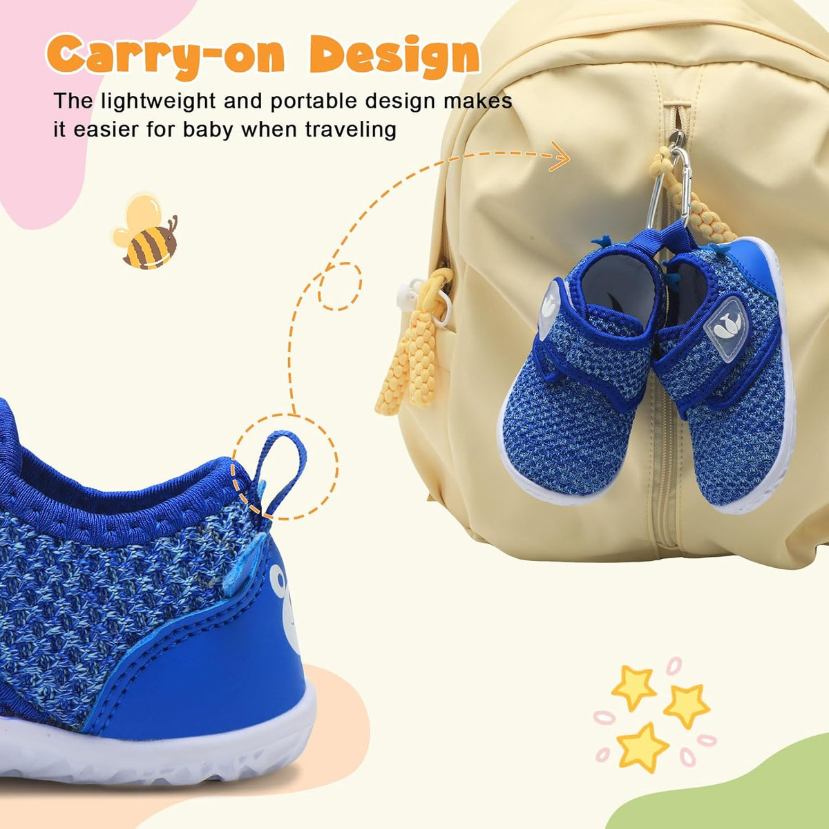 FEETCITY Baby Walking Shoes Barefoot Baby Shoes Infant Sneakers Newborn Crib Shoe Lightweight