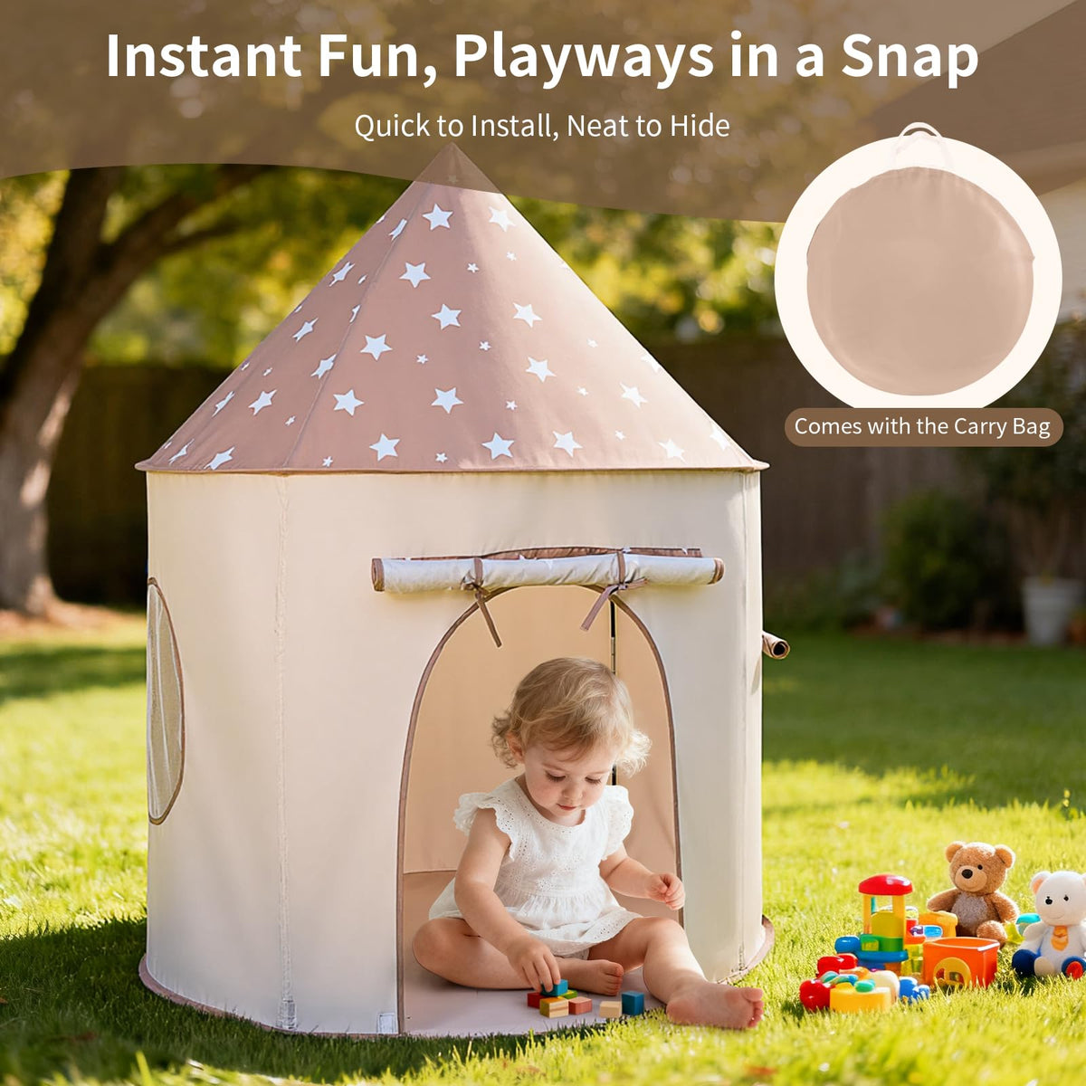 Sumbababy Kids Tent with Crawl Tunnel: Ball Pit for Toddlers - Ball Pit Tunnels for Young Children