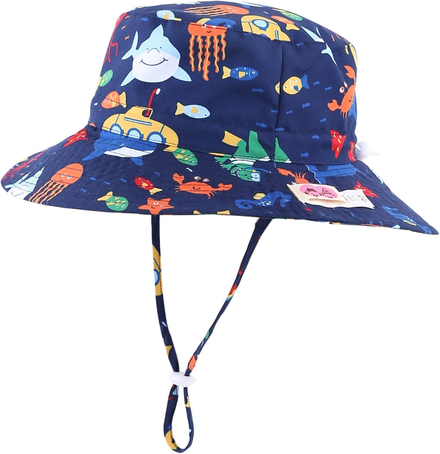 Home Prefer UPF50+ Wide Brim Sun Hat Boys Girls Sun Protection Hat Zoo Beach Swim Safari Bucket Hat