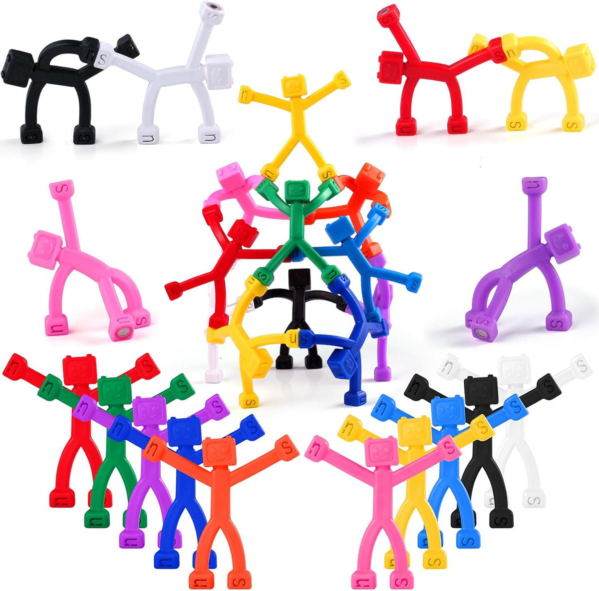 24 PCS Magnetic Travel Toys for Kids, Creative, Portable and Educational