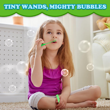 Bubbles Party Favors Supplies for Kids, 20 Pack Mini Pocket Bubble Wand Toys for Toddlers, Small