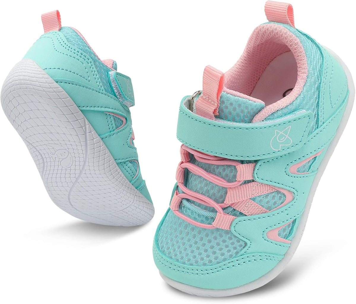 LeIsfIt Baby Shoes Boys Girls First Walking Shoes Non-Slip Toddler Breathable Sneakers Infant