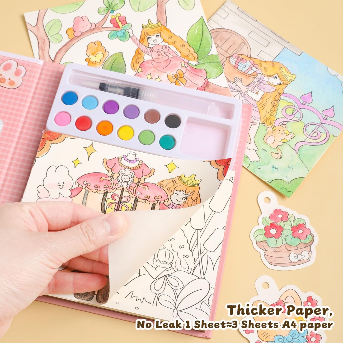 Paint with Water Coloring Books for Kids Ages 3-5, 4-8 – Cute Coloring Book for Teens,Arts and