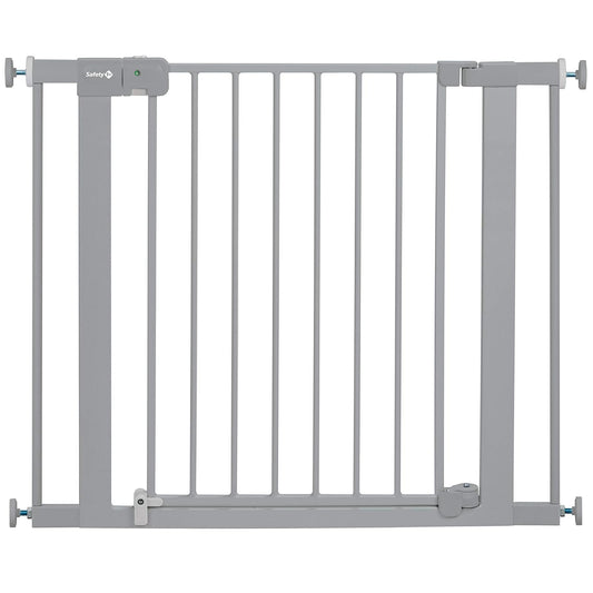 Safety 1st Easy Install Baby Gate for Doorways, Auto-Close Pressure-Mounted Magnetic Latch, Indoor