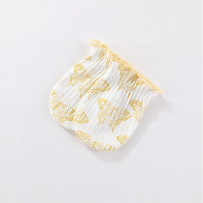 5 Pairs Baby Not Scratch Mittens 0-6 Months New Born Boy Girl Gloves Cute Infant Accessories