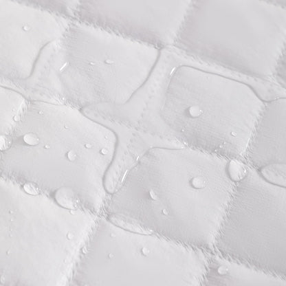 NTBAY 2 Pack Waterproof Crib Mattress Protector, Quilted 28"x52" Toddler Fitted Sheet - Machine