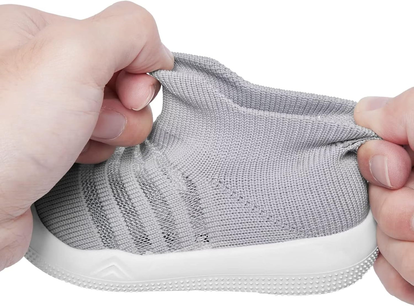 Eashi Baby Boy Girl Non-Skid Indoor Infant Walking Shoes Breathable Warm Elastic Sock Shoes with