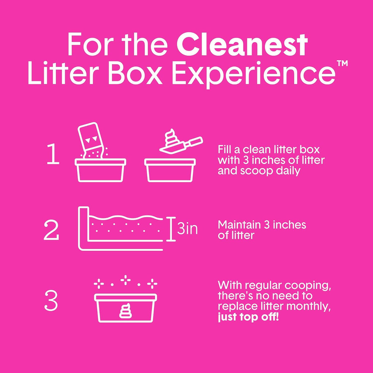 Boxie® Glo™ 30 Day Odor Control Clumping Clay Cat Litter, 28lb, Multi-Cat, 99.9% Dust-Free, Low