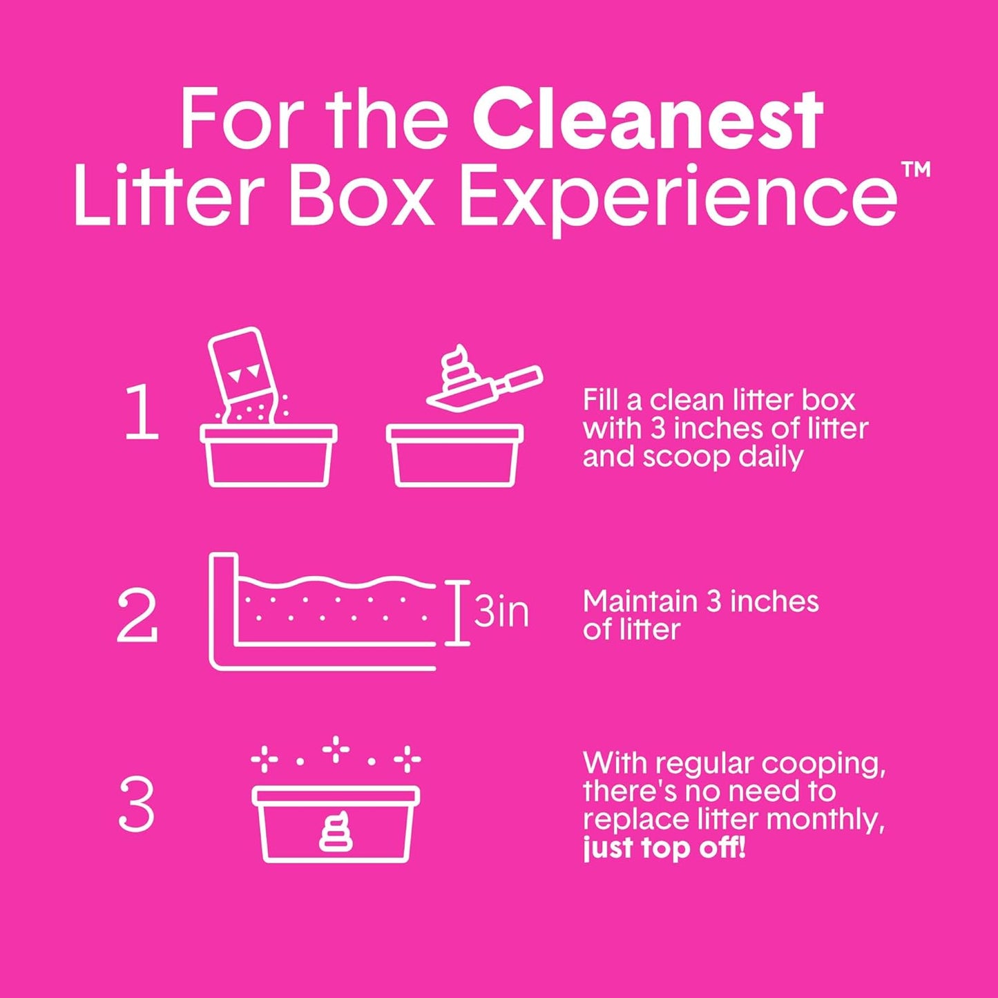 Boxie® Glo™ 30 Day Odor Control Clumping Clay Cat Litter, 40 lb, Multi-Cat, 99.9% Dust-Free, Low