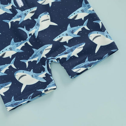 Hnyenmcko Baby/Toddler Boy Rash Guard Swimsuit Long Sleeve One Piece Zipper Swimwear Sunsuit Infant