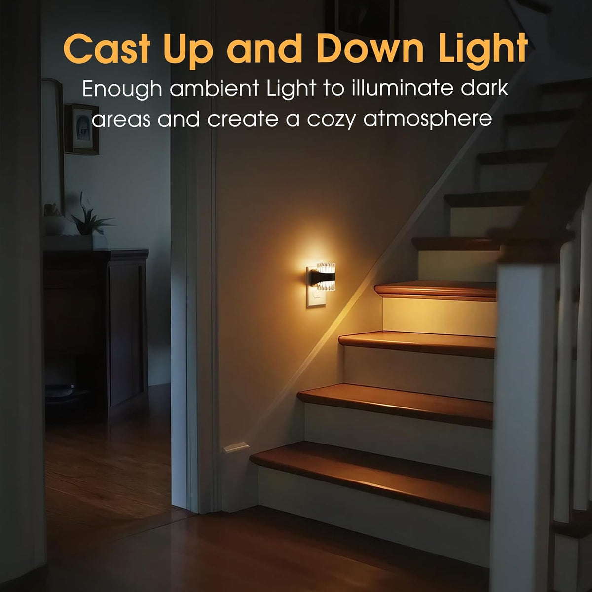 Night Light, Night Lights Plug into Wall, LED Clear Night Light for Kids, Adjustable Brightness