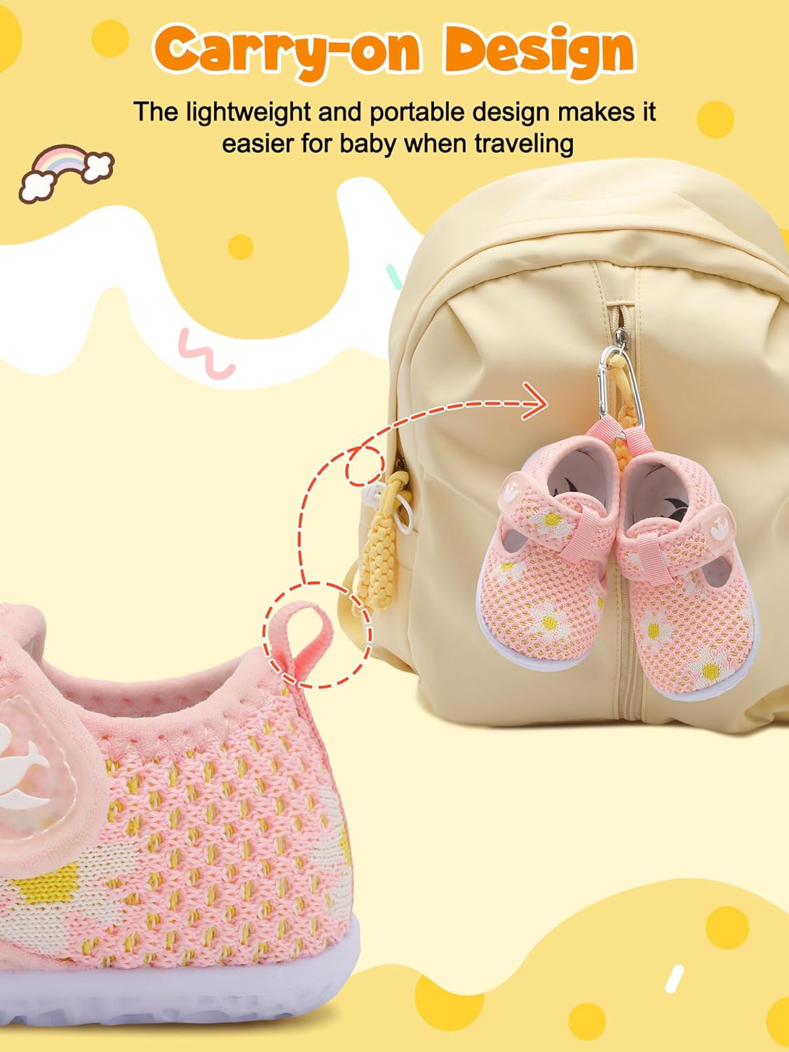 FEETCITY Barefoot Baby Shoes Girls Boys Walking Shoes Infant Sneakers Lightweight Flexible Newborn