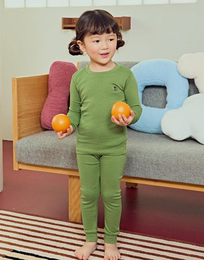 moimoln 6M-8Y Modal Cotton Solid Soft Breathable Baby Toddler Boys Girls Snug fit Pjs Long Sleeve