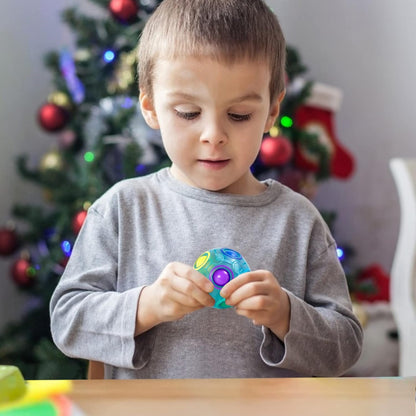 Vdealen Magic Rainbow Puzzle Ball, Fidget Ball Puzzle Brain Teaser Fidget Toy for Boys & Girls