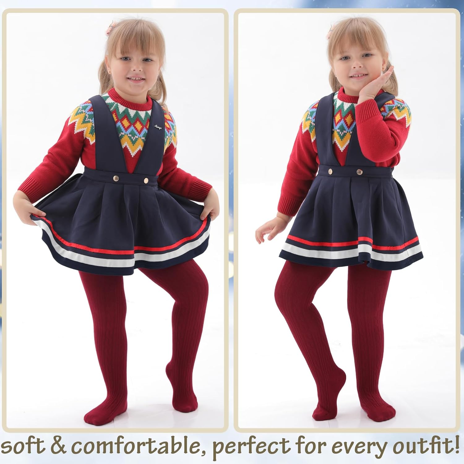 Mini angel Baby Tights Toddler Girl Tights Seamless Cable Knit Leggings Soft Cotton Stockings