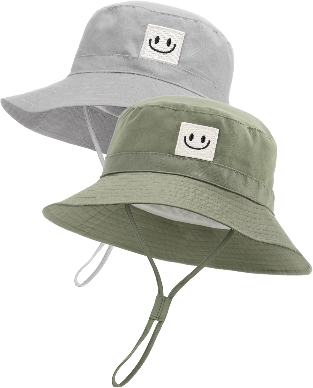 FURTALK Baby Sun Hat Smile Face Toddler Boys Girls Bucket Hat 0-5 Years Kids UPF 50+ Sun Protection