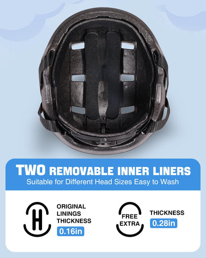 Toddler Helmet Durable Hard Shell Lightweight for 6m-2.5Y（Dinosaur-XS