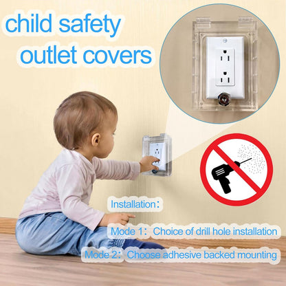 Smart Home Switch Cover,Baby Proof Light Outlet Covers,Child Safety Switch Plate Guard,Wall Plug
