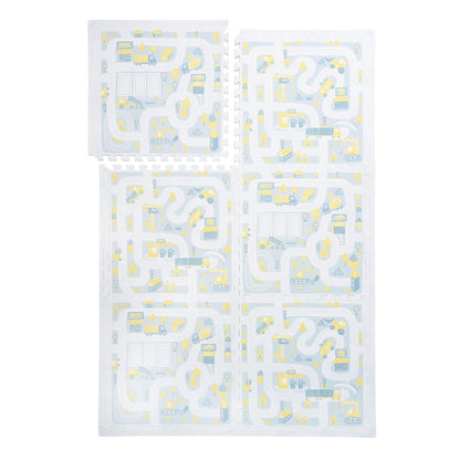 Premium Baby Foam Play Mats -Stylish Floor & Exercise Puzzle Mat for Toddlers & Kids- 6 Soft