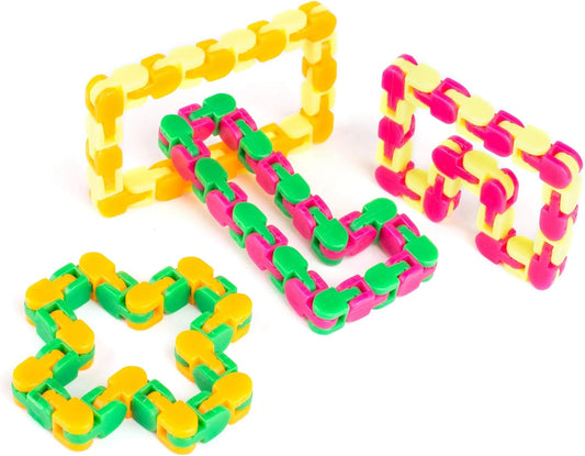 Neliblu Wacky Tracks Snap and Click Fidget Toys for Sensory Kids - ADHD, Autism, Stress Relief