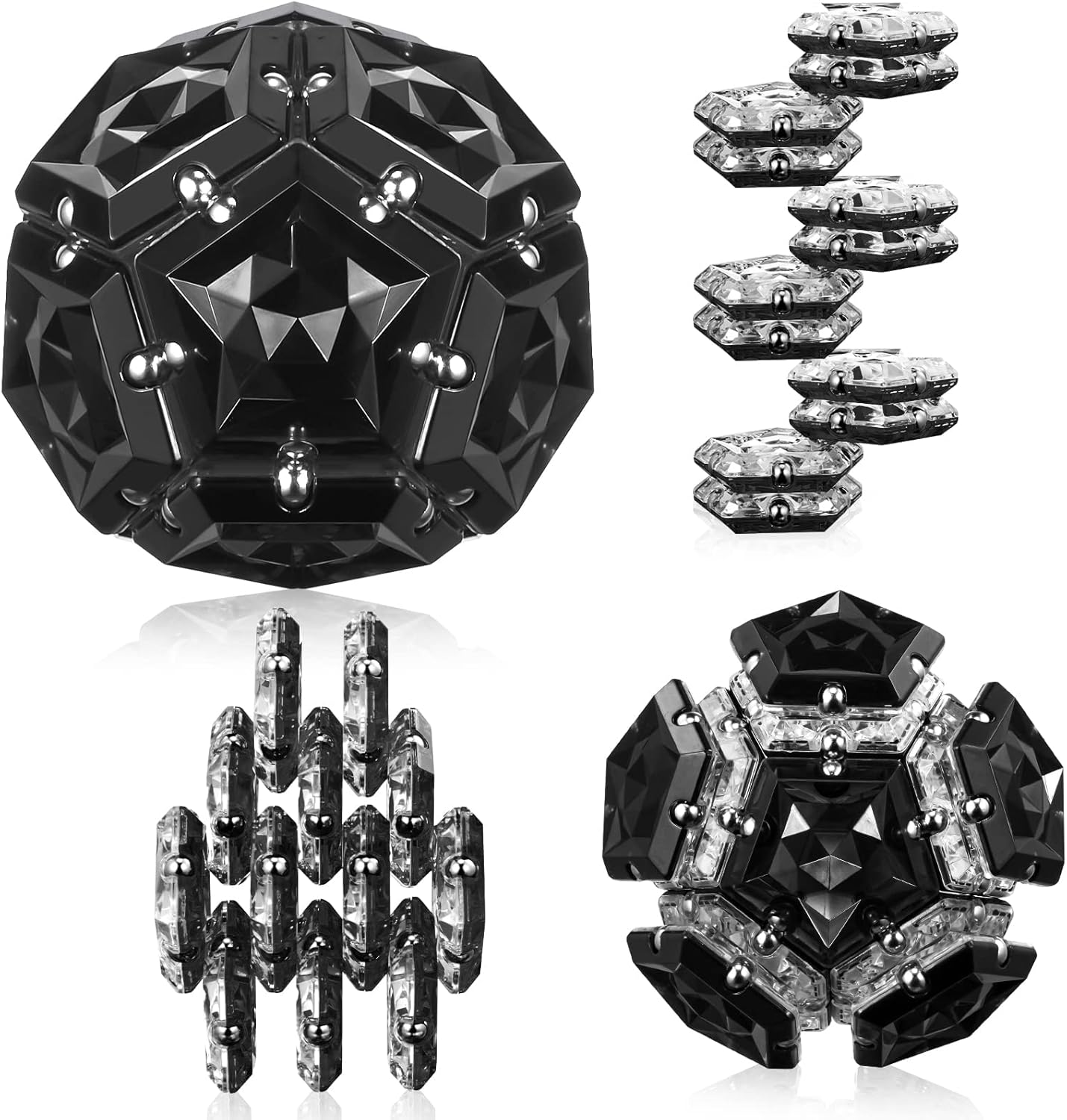 Magnetic Fidget Sphere Stress Relief Toys for Adults Kids, Anxiety Sensory Fidget Toys with Strong