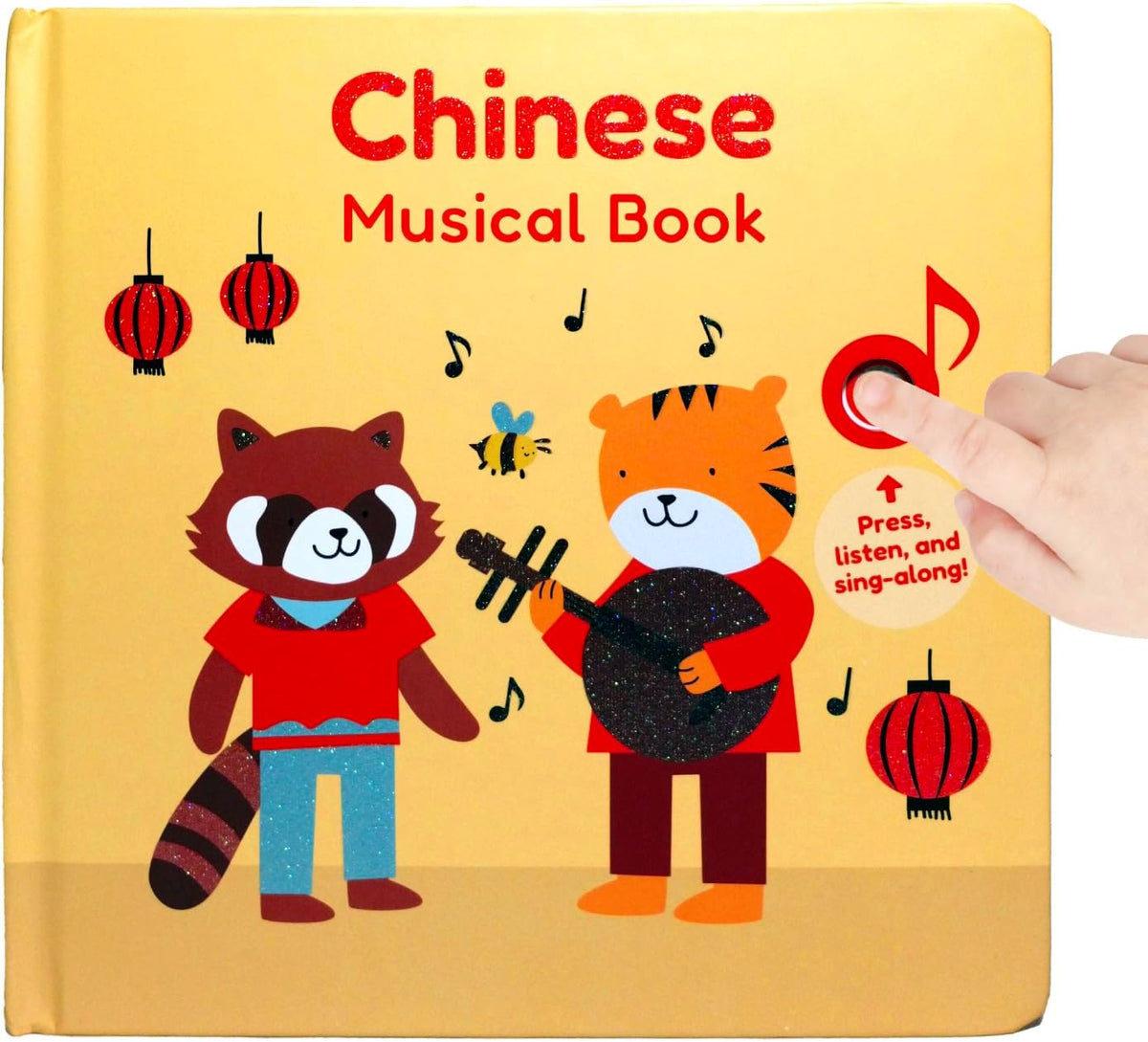 Cali's Books Chinese Nursery Rhymes Book - Sound Books for Toddlers 1-3. Chinese Baby Book - Music