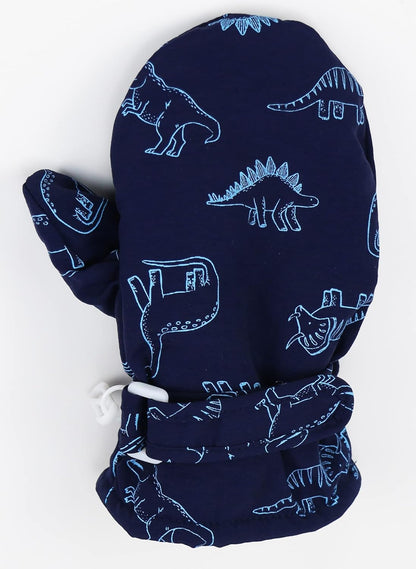 Toddler Gloves Kids Mittens Winter Warm Lined Fleece Gloves Waterproof Snow Baby Mitten for Boys