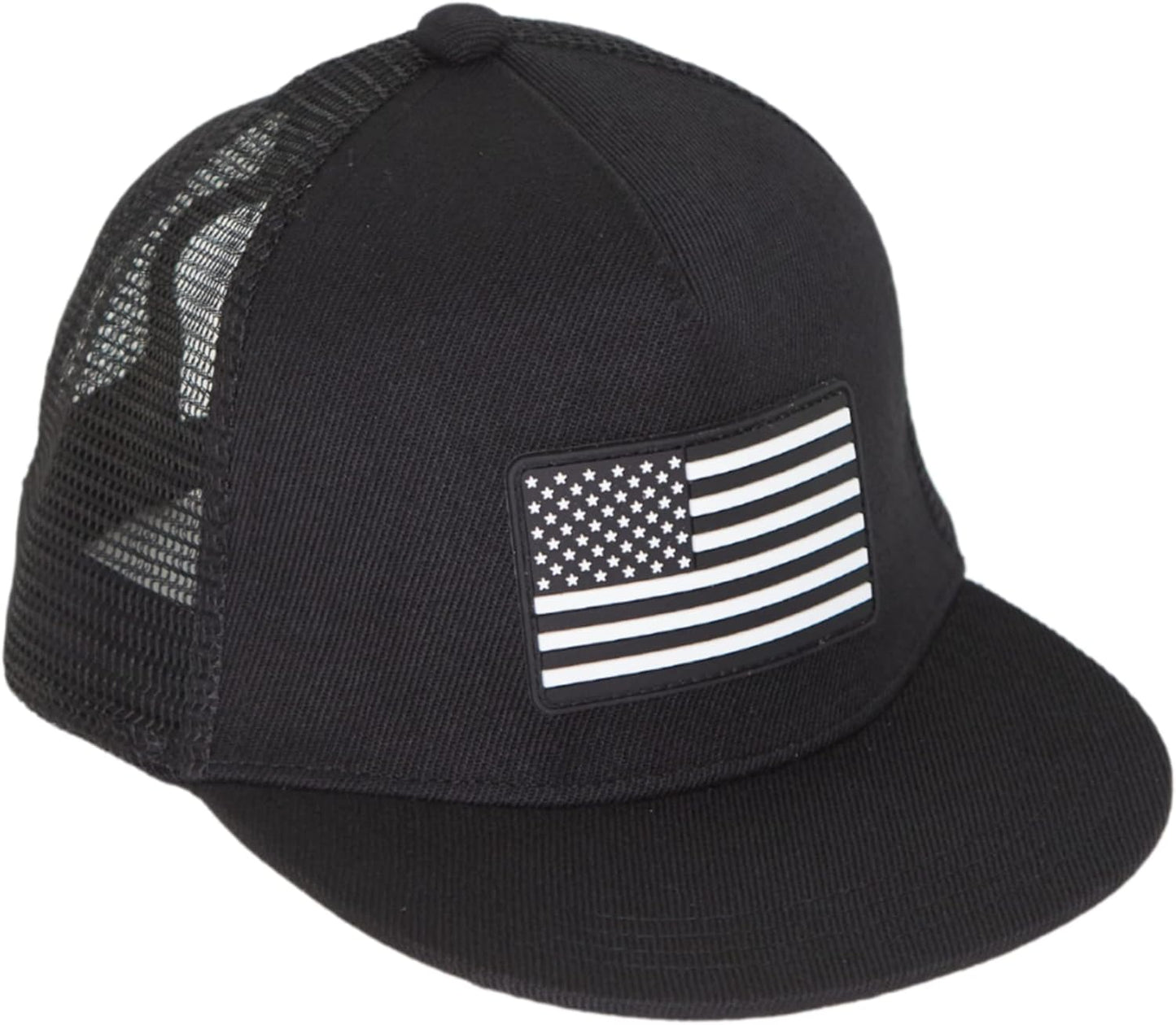 Baby Hats - Baseball Hat, Newborn Youth Flat Brim Mesh Trucker Surf Skate Bubba Bro Fitted Beach