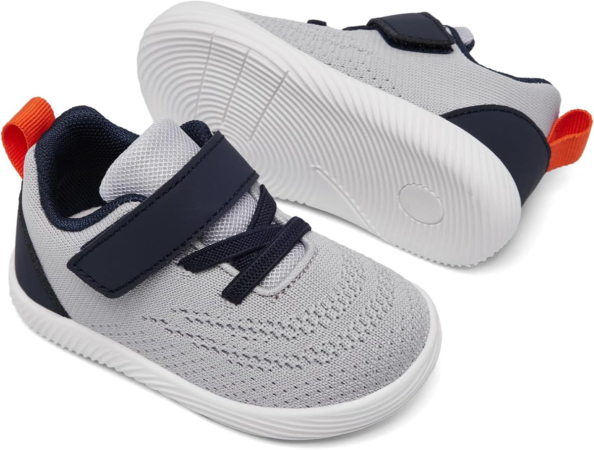 MORENDL Toddler Sneakers Baby Boys & Girls Barefoot Shoes Lightweight Breathable Walking Running