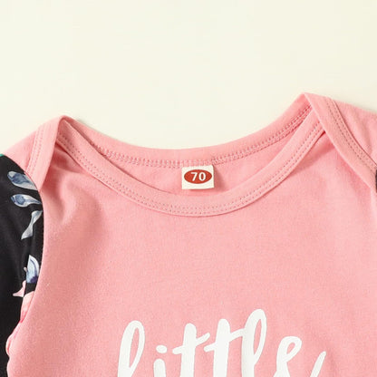 AMAWMW Newborn Baby Girl Little Sister Sleeper Gown Stripe Long Sleeve Nightgown Pajamas Gifts