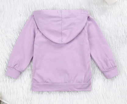 Imcute Baby Zip Up Hoodie, Unisex inflant Toddler Long Sleeve Sweatshirts Lightweight Jacket Hooded