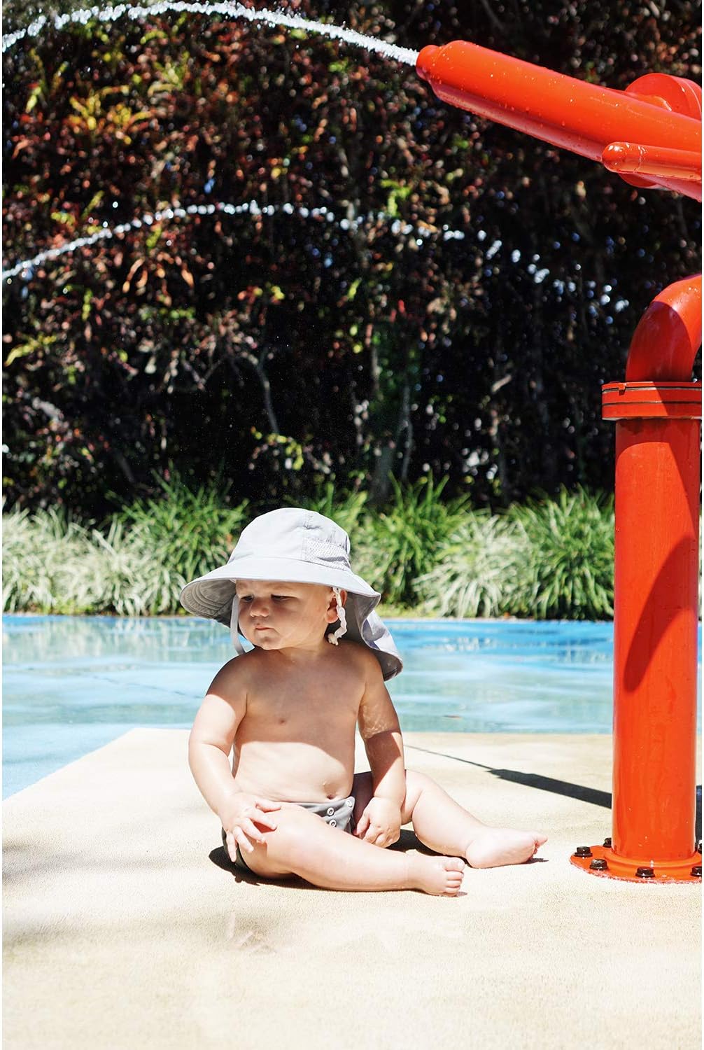 Zelda Matilda Sunhat Infant Toddler & Kids Summer Water Flap Baby Swim hat UPF 50 Boy & Girl Beach