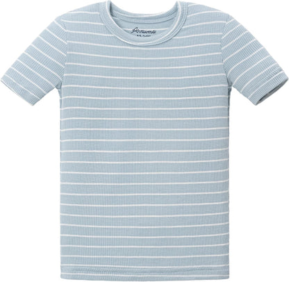 AVAUMA Stripe Pattern Baby Boys Girls Pajama Set Kids Toddler Snug fit Ribbed Sleepwear pjs for