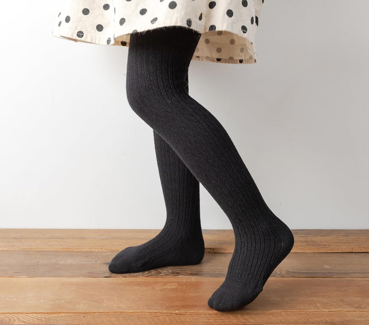 CHUNG Toddler Little Girls Cotton Tights Footed Thick Winter Cable Knit Legging Pantyhose Stocking