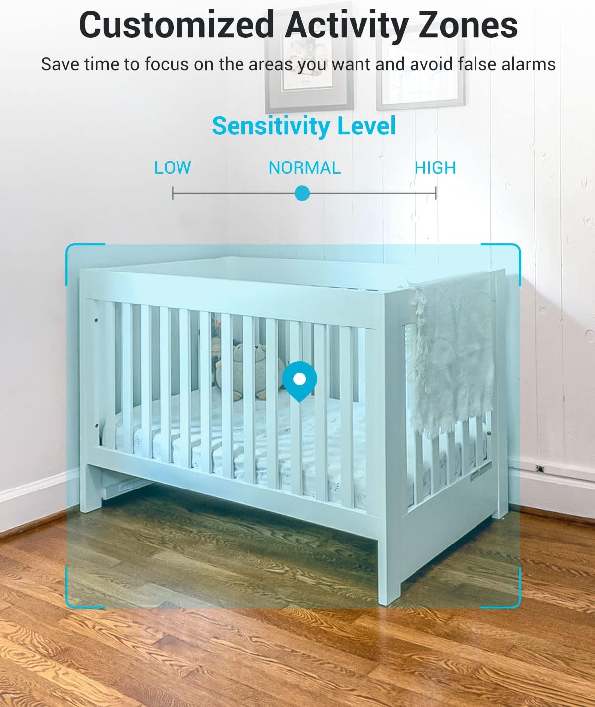 blurams Cameras for Home Security, 2K Indoor Camera 360° Pet Camera with Phone App, Motion